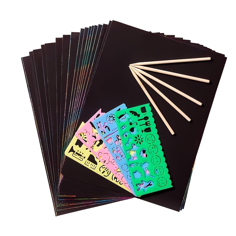 Diy Colorful Scratch Painting Art Scratch Painting Book - Temu