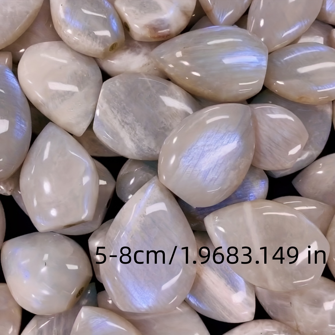 Natural Moonstone Flame Crystal Light Flash Decoration Labradorite Crystal