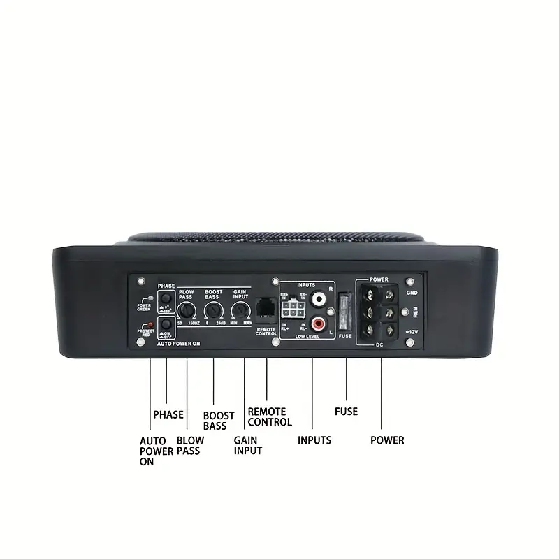 JAOMON Auto Audio Kabelsatz,13 Stück 10GA KFZ Verstärker Kabelsatz  Anschluss Auto Audio Verdrahtung Kit 1500W Auto Stereo Subwoofer  Installation-Set