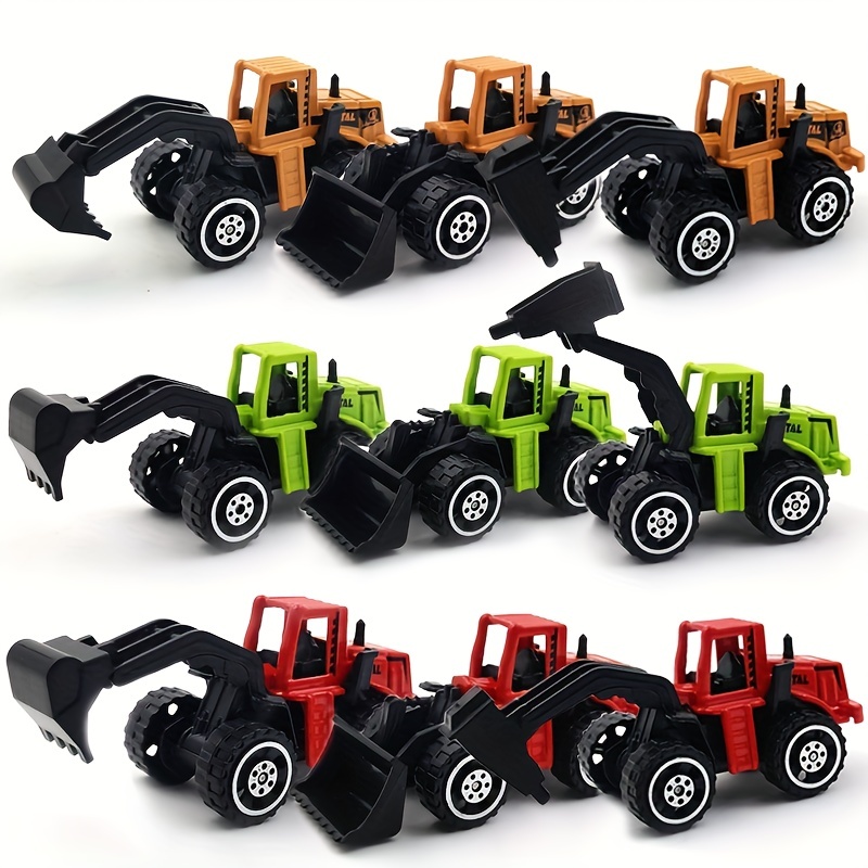 Alloy Toy Engineering Car Sliding Mini Car Excavator Dodging Car Model