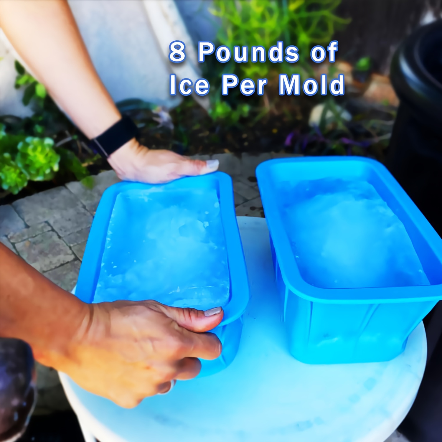 Ice Mold Extra Large Silicone Ice Block Mold . . Ice Cube - Temu