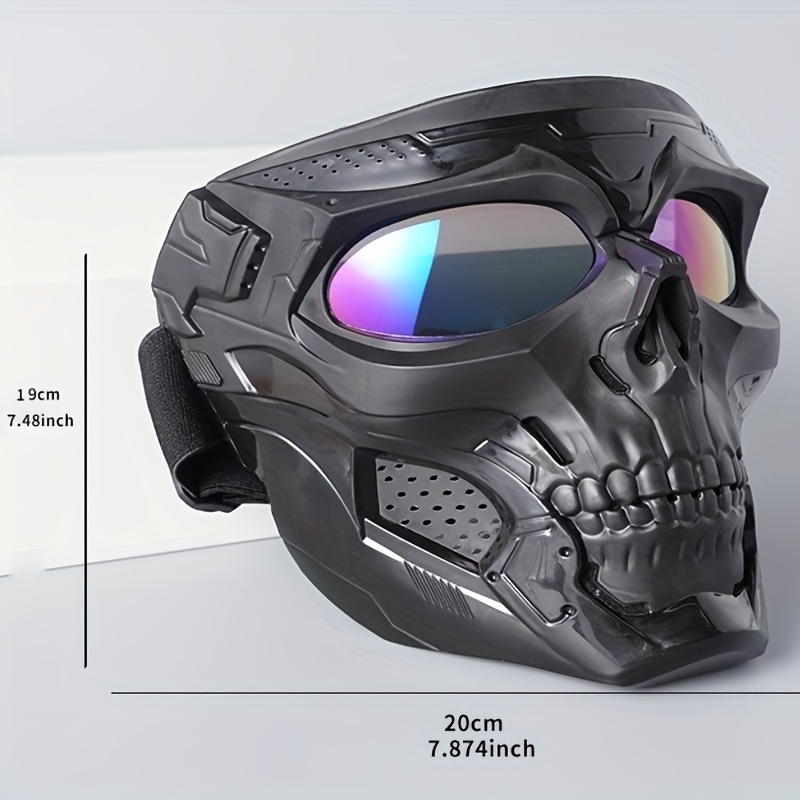skull face mask motorcycle