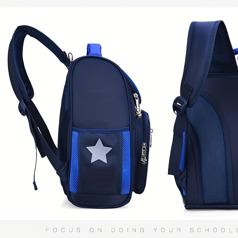 Kids Reflective Backpack Waterproof Large Capacity School Bag