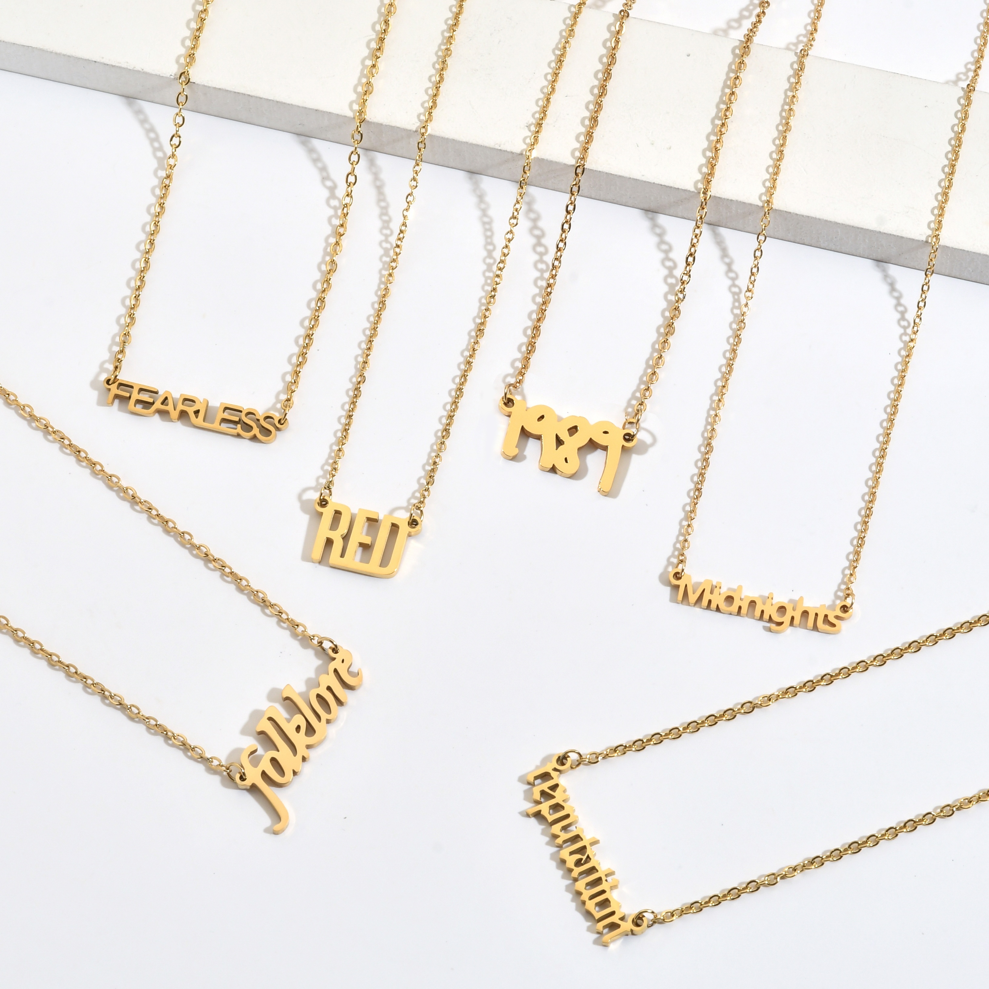 Taylor Name Bracelet Gold Dainty Initial Name Chain Bracelets for Girls  Graduation Gift 