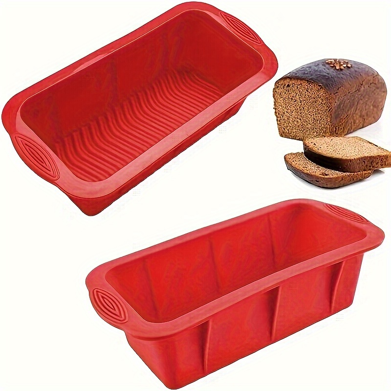 Silicone Bread Loaf Pan Non stick Bread Pans For Baking Easy - Temu