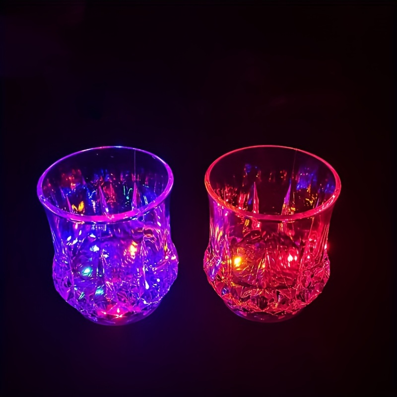 1pc Light Up Cups, Glow In The Dark Party Supplies, Colorful LED Glowing Cup  For Party, Birthday, Christmas, Disco