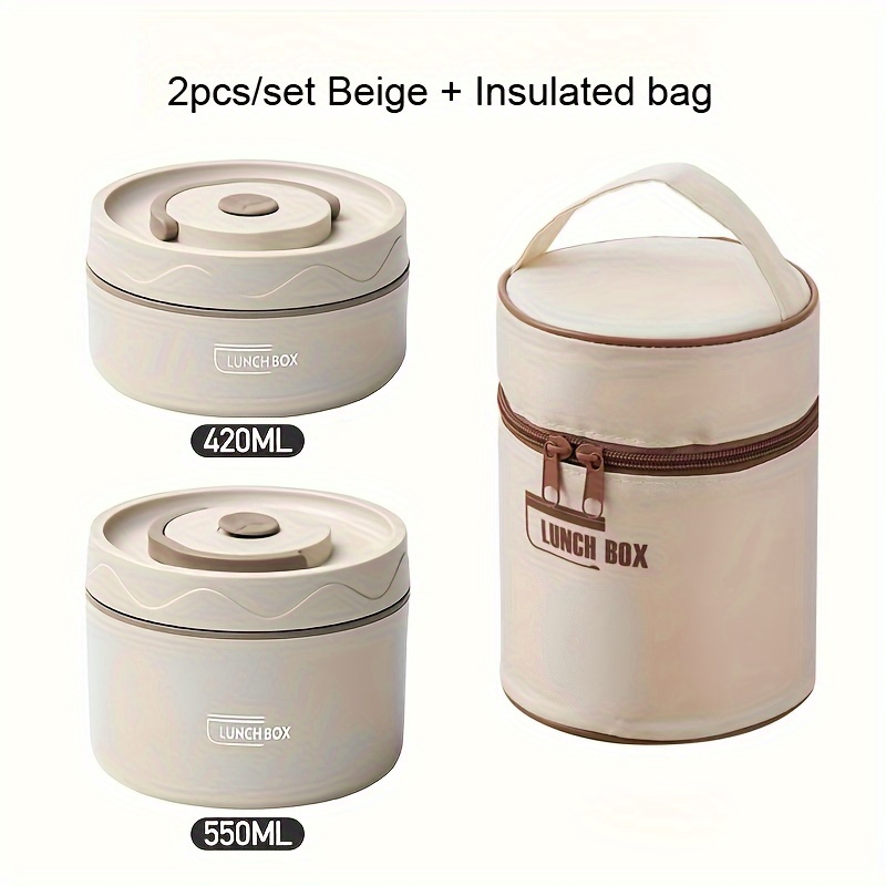 Stainless Steel Insulated Lunch Box Food Grade Insulation - Temu