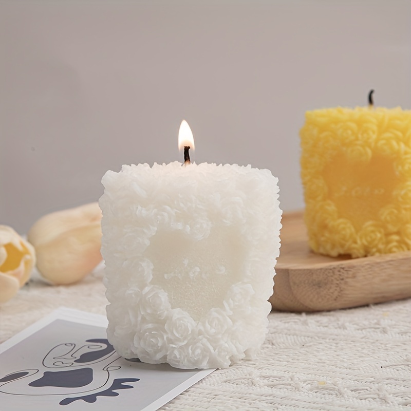 DIY Flower Candle