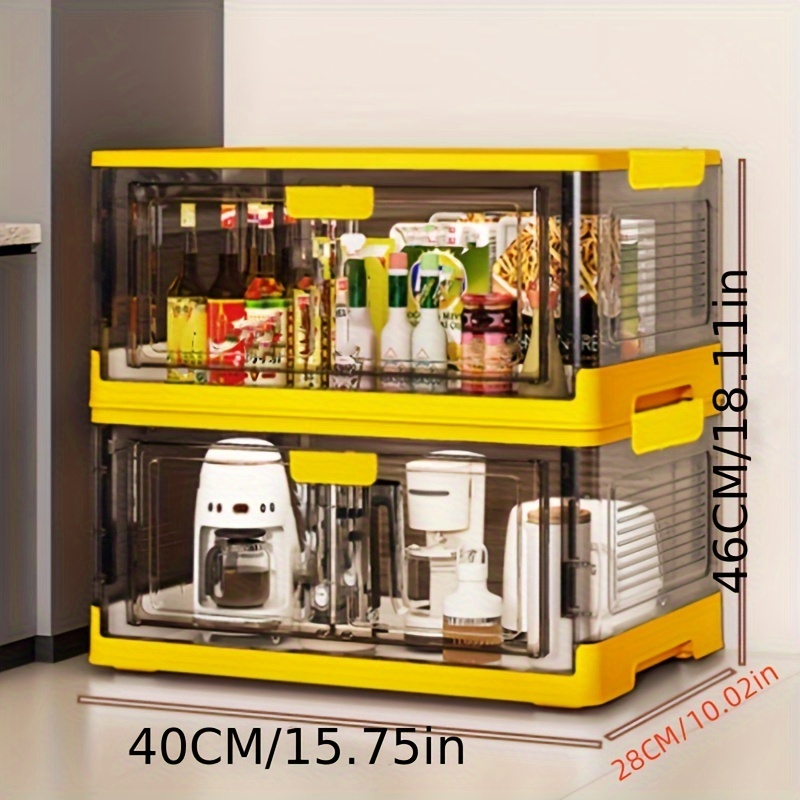 Installation Free Kitchen Lockers, Multi-layer Storage Shelves