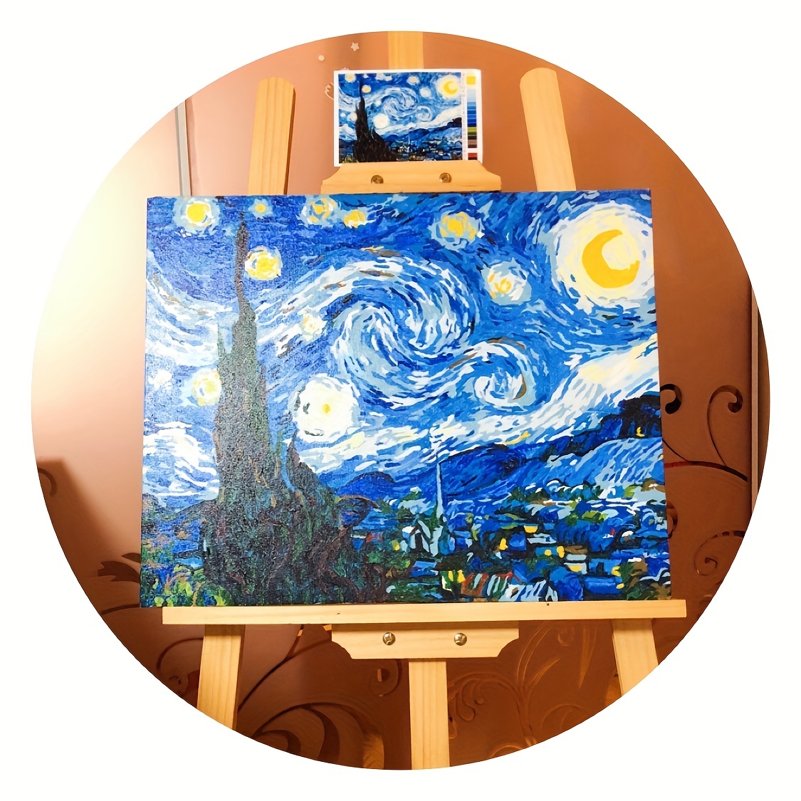 BANLANA Paint by Numbers for Adults, DIY Adult Paint by Number Kits for  Beginners on Canvas Rolled 16 by 20 (Van Gogh The Starry Night)