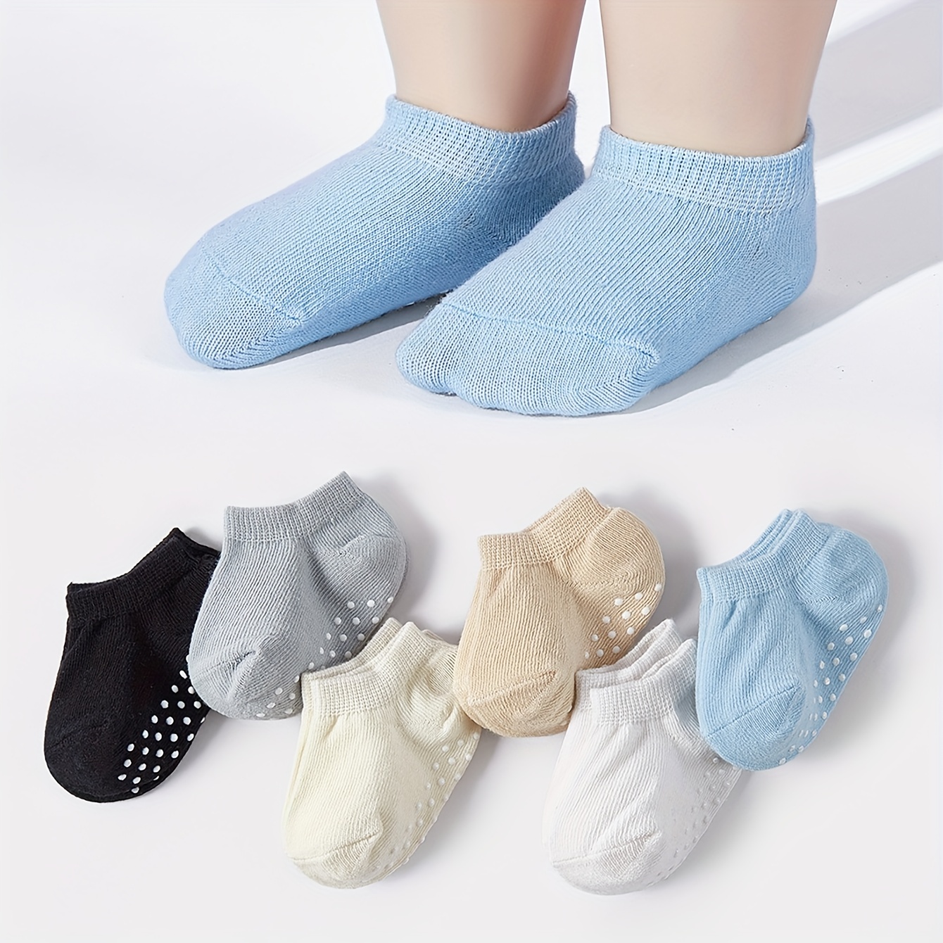 Baby Ankle Socks Toddler Non Slip Low Cut Socks Ankle Socks - Temu