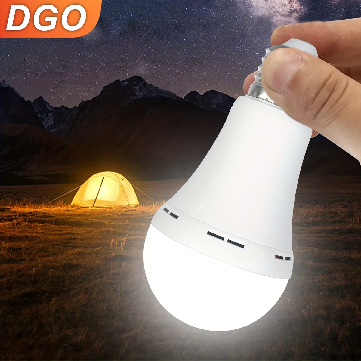 1pc 7w Intelligent Rechargeable Emergency Lamp, Waterproof Led Light  Bulb(2700k Warm White/6000k Daylight) For Outdoor Camping Lighting, Power  Outage And Flashlight Use