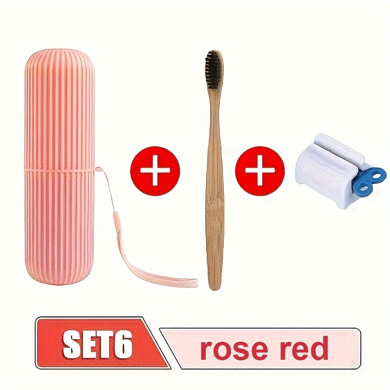 Portable Toothbrush Holder Box Set for Travel and Camping