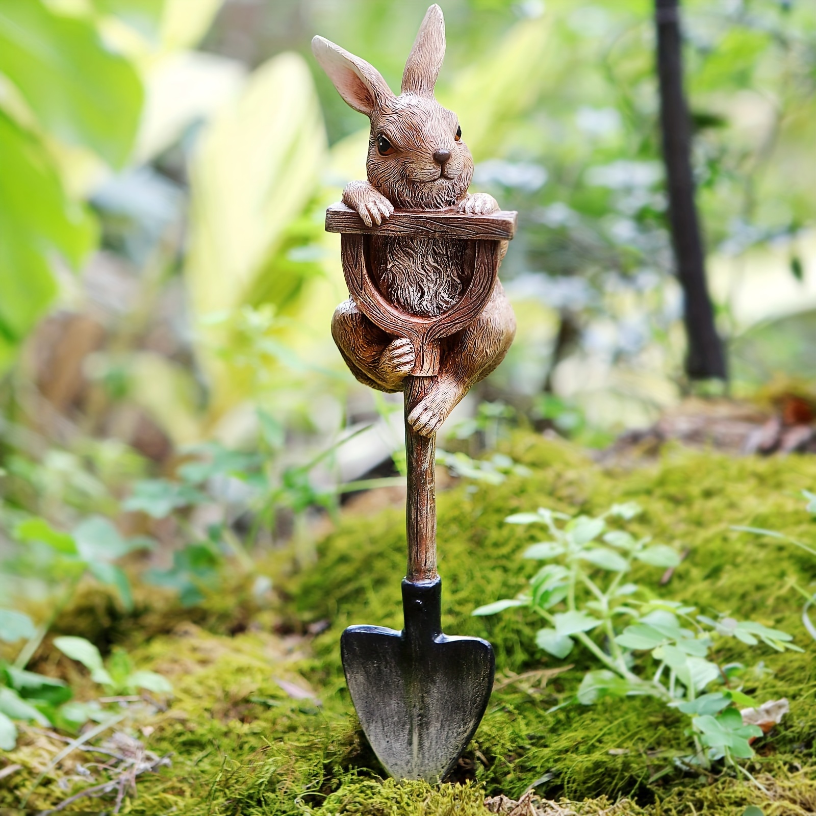 Statue de lapin en forme de Sculpture, décoration de jardin