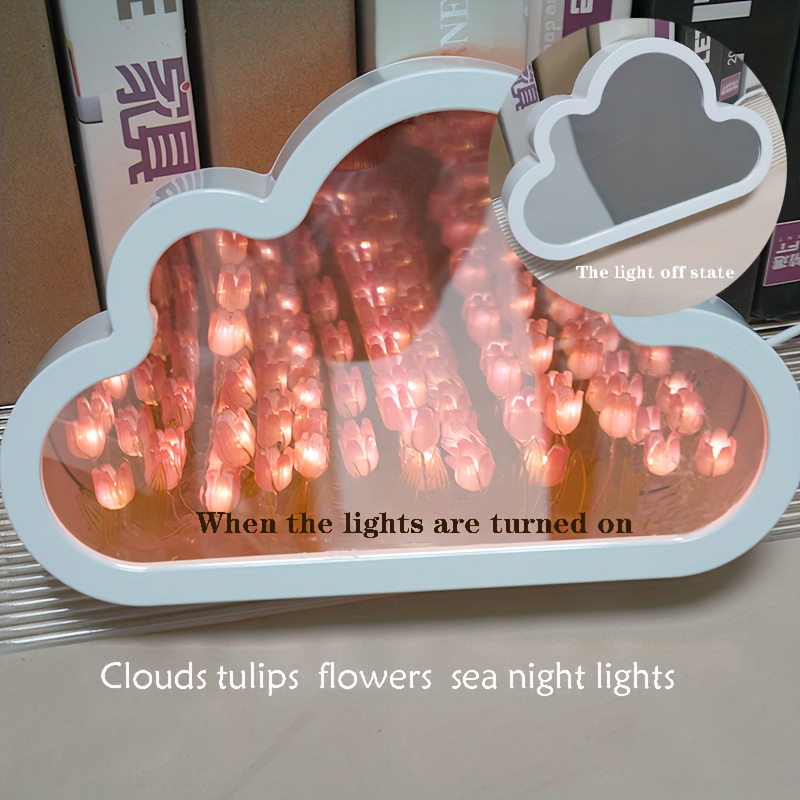 TULIP NIGHT LIGHTS Diy Material Package créatif Ornements de lampe