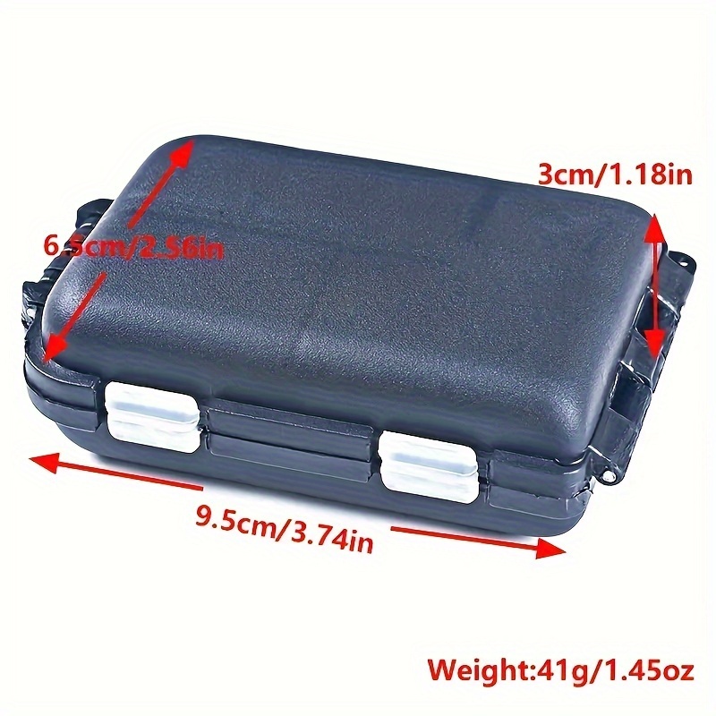 Waterproof Mini Fishing Tackle Box 10 Compartments Hooks - Temu