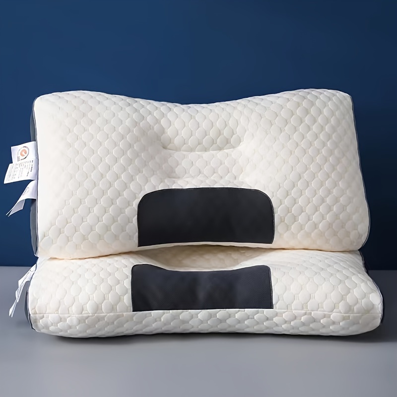 Knitted Cotton Thin Pillow Cervical Neck Protection Sleep Temu