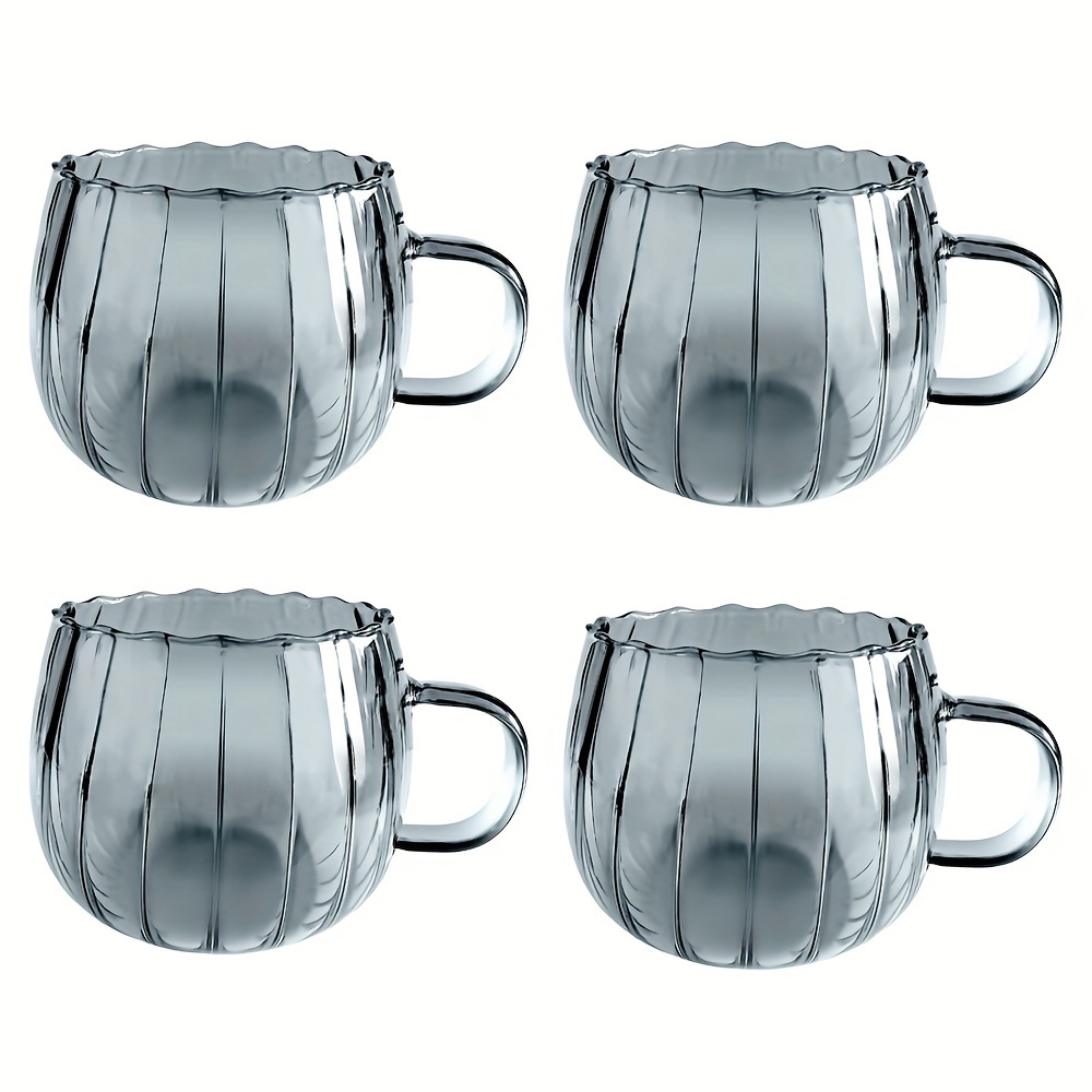 4pcs Tasses En Verre En Forme De Citrouille Tasse D'eau En - Temu France