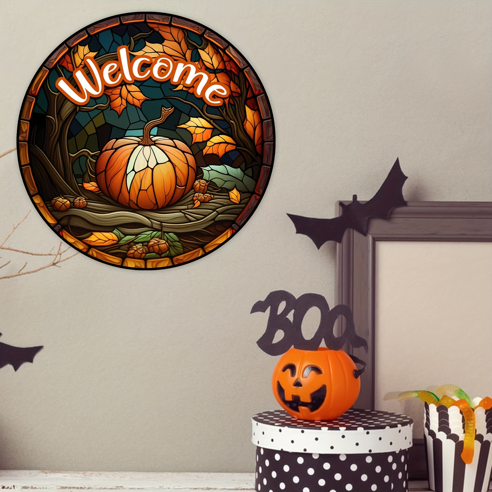 Halloween Decorations Welcome Sign Pieces For Centerpieces - Temu