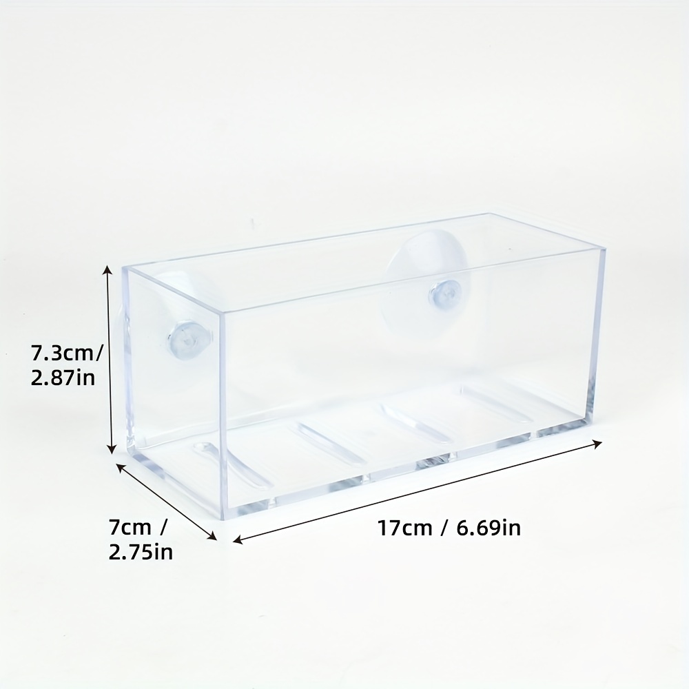 1pc Makeup Supplies Storage Box, Transparent Bathroom Shampoo Body Wash  Lotion Holder Box, Bedroom Cosmetic Organizer, Home Essential