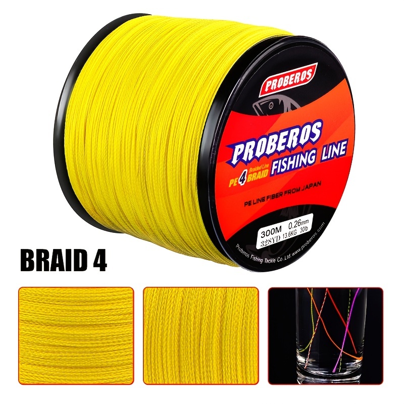 Cheap 4 Strand PE Braided Fishing Line Multifilament Fishing Lines