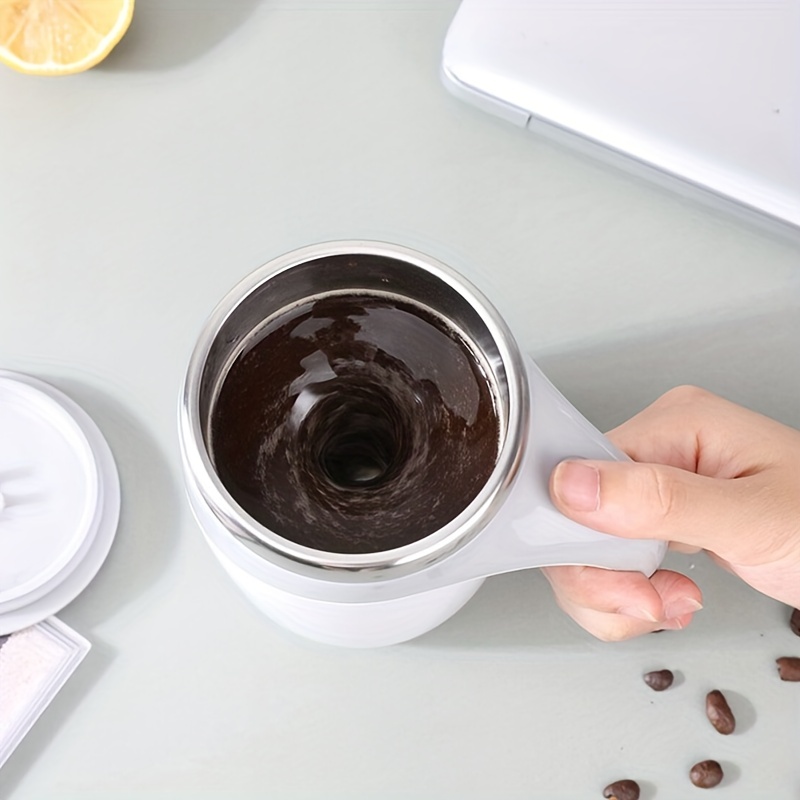 Self Stirring Mug, Stainless Steel Electric Mixing Cup, Magnetic Stirring  Coffee Mug, Summer Winter Drinkware - Temu