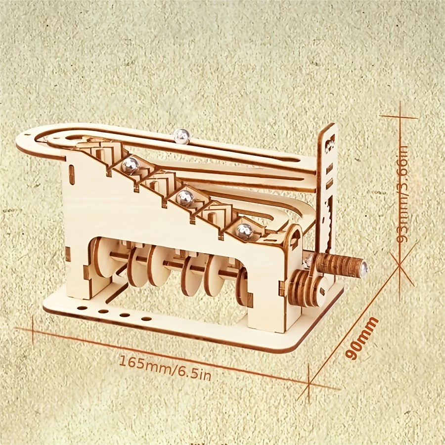 Spiral Drawing Wooden Kit : DIY 3D Wood : Mechanical Art