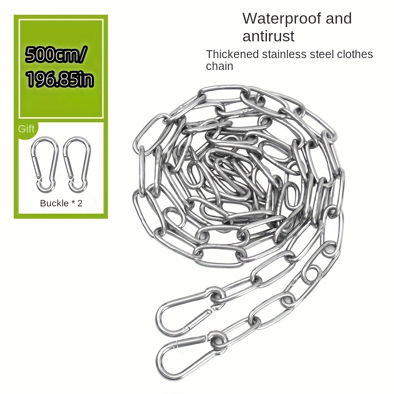 Heavy Steel Welded Proof Coil Chain Stainless Steel Safety - Temu