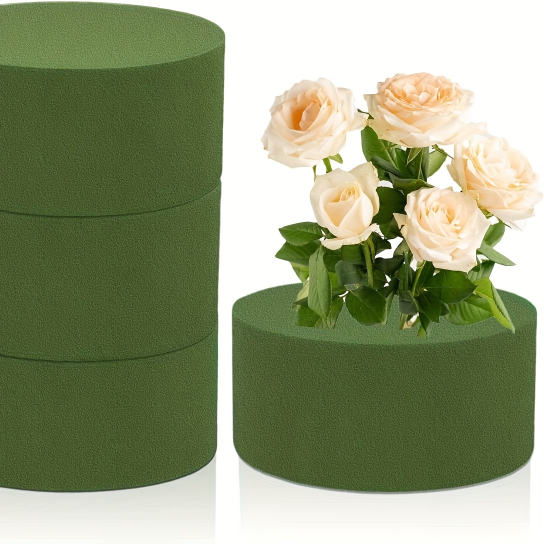 1pc Flower Foam Brick With Green Foam Artificial Flowers For Flower  Arrangement, Wedding, Aisle, Party, Art Decoration
