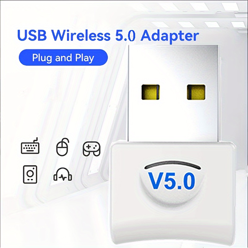 2 in 1 Wireless Usb Wifi 5 Adapter + Wireless 5.0 Adapter - Temu