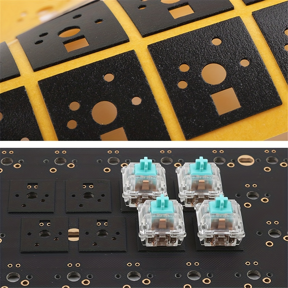 Mechanical Keyboard Switch PCB Sound Dampening Foam Pad Sticker Mod - MODDIY