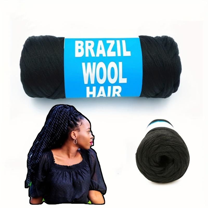 Brazil Wool Synthetic Hair for African Hair Braiding for Dreadlocs Making,Temu