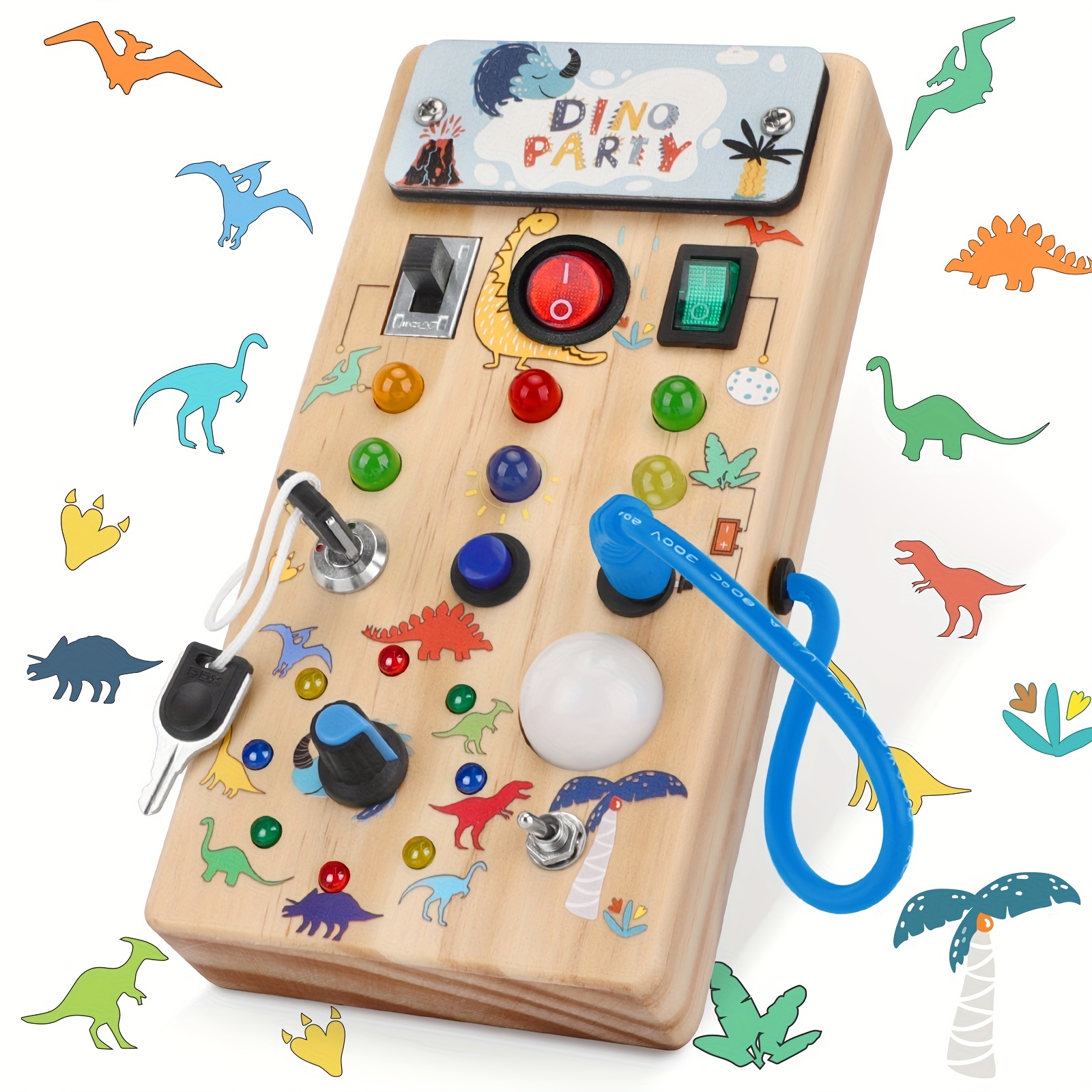 Juguetes Montessori de tablero ocupado para niños de 1, 2, 3 años |  Juguetes sensoriales para autismo