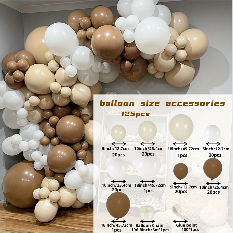 Guirlande De Ballons Boho, 162pcs Kit D'arche De Ballons De Sable