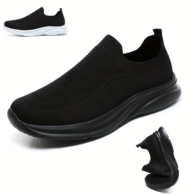 

Men's Slip-on Sneakers - Athletic Shoes - Lightweight And Breathable Walking Shoes