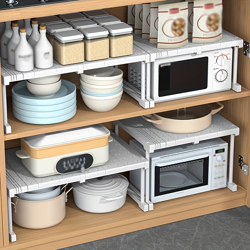 Cabinet Storage Shelf Dividers For Wardrobe, Cupboard, Kitchen