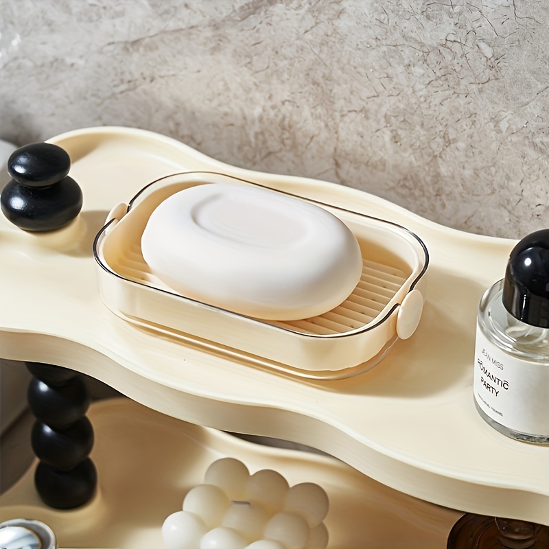 Creative Ceramic Soap Dish Double layer Drain Soap Tray Self - Temu