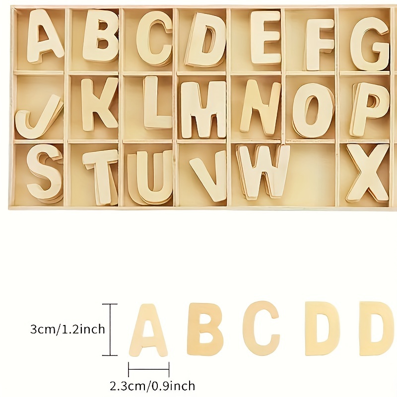 Alfabeto letras madera registro madera