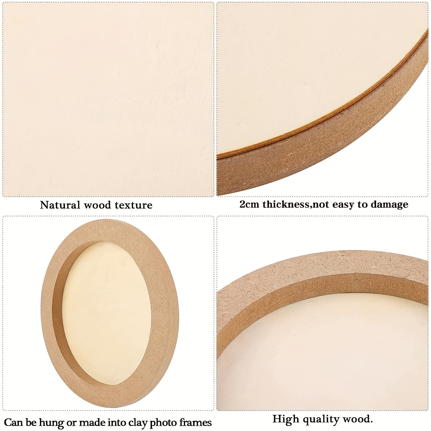 Wooden Canvas Board Round Wood Panels For Painting - Temu United Arab  Emirates