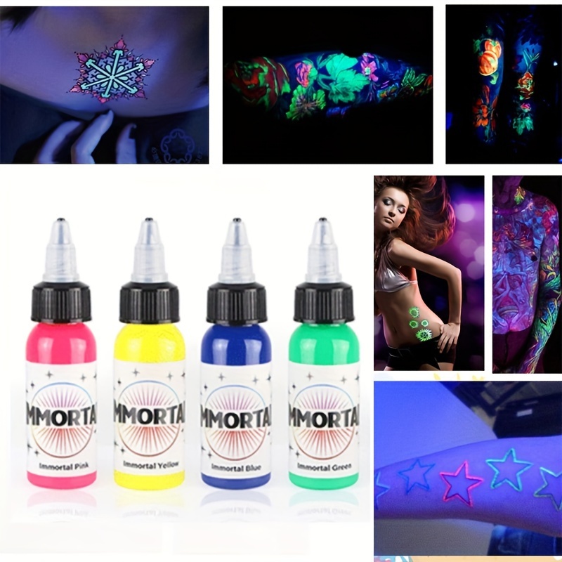 Fluorescent Tattoo Pigment Ink Professional Tattoo Pigment - Temu