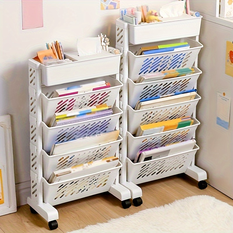 2 layer Drawer Storage Rack Organize Snacks Toys Books And - Temu