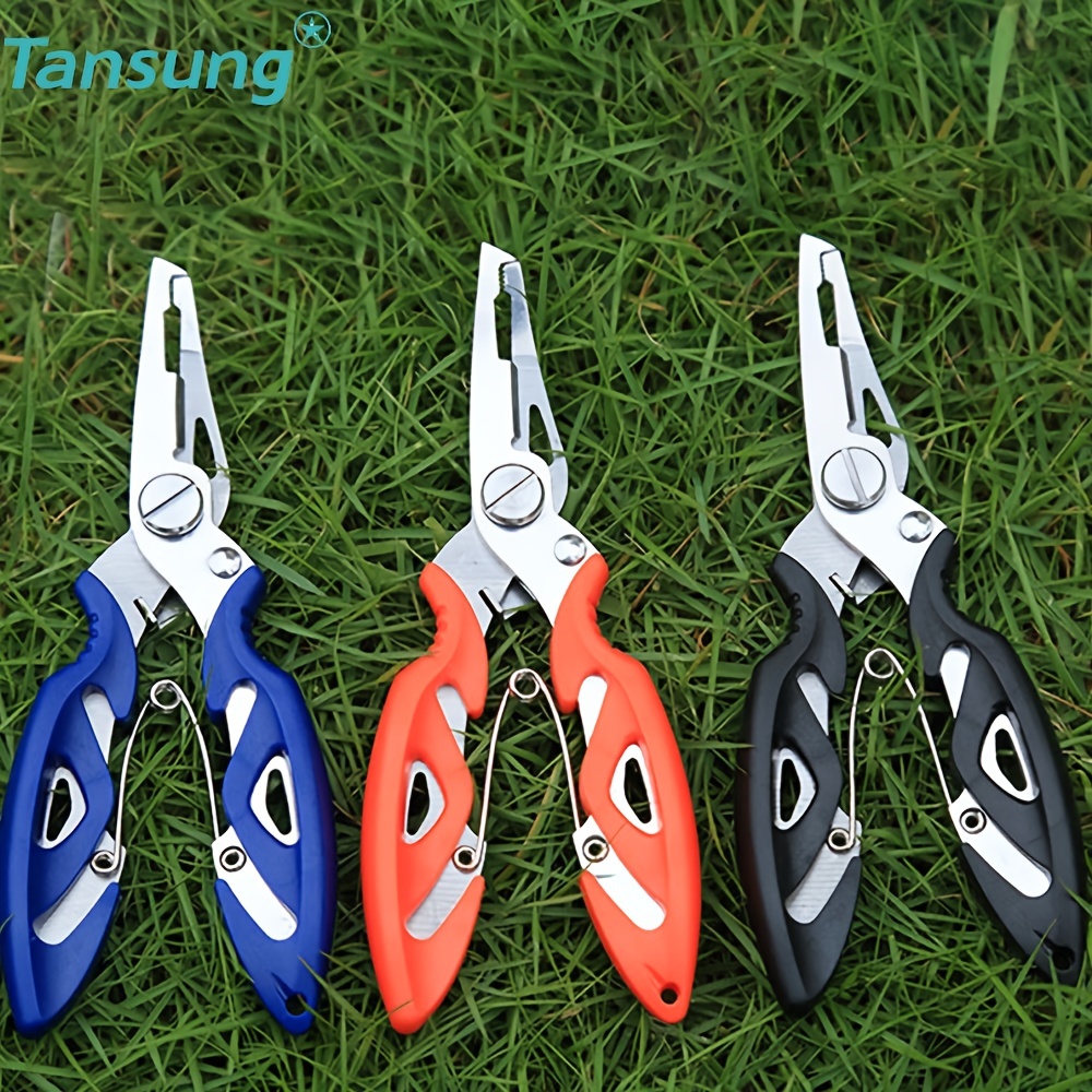 Stainless Steel Curved Nose Fishing Pliers, Multifunctional Lure Fishing  Line Pliers - Sports & Outdoors - Temu