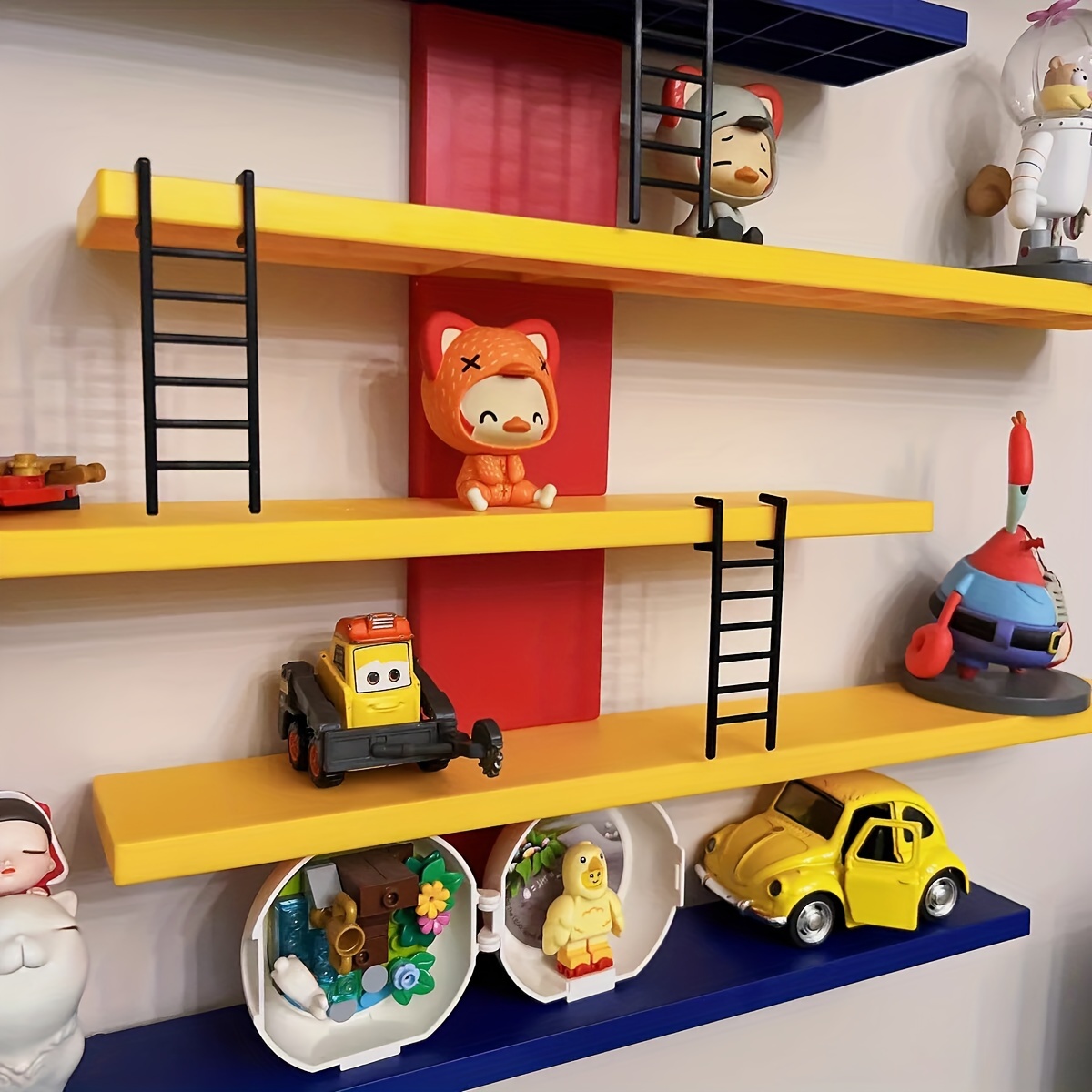 plastic storage rack children kids toy