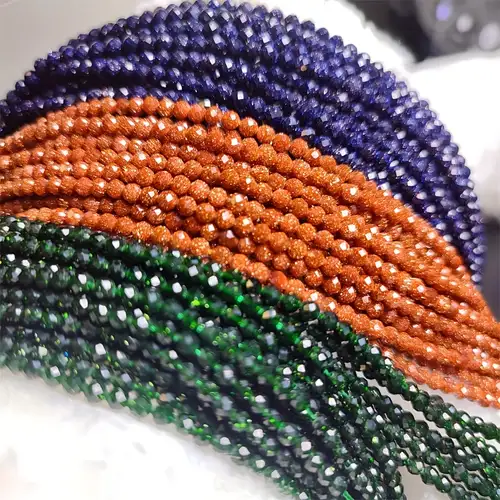 Random Mixed Color Natural Gemstone Beads Synthetic Loose - Temu