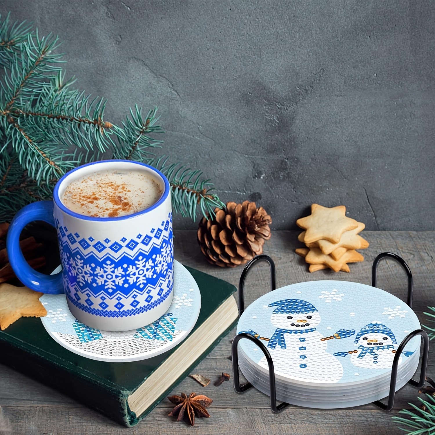 Christmas Tree Mug and Coaster Set