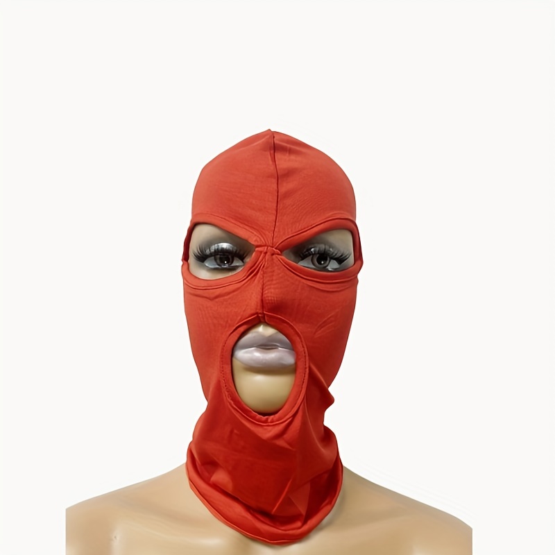 3 Hole Full Face Sun Protection Mask Women's Thin Balaclava - Temu