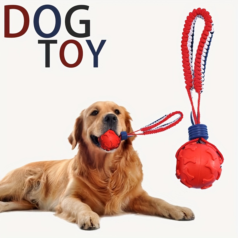 Tennis Tumble Dog Puzzle Natural Rubber Dog Tennis Ball Toy Bite