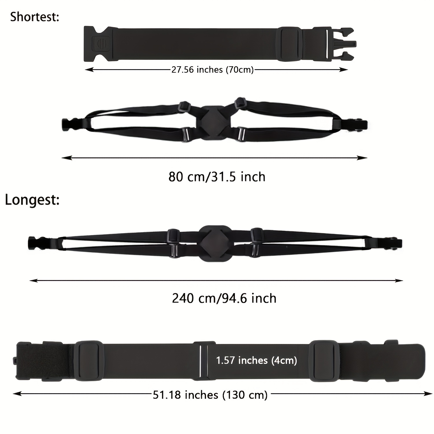 Luggage Straps High Elastic Suitcase Belt With Anti pinch - Temu