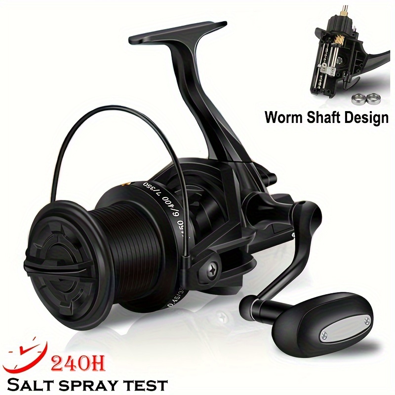 Offshore Fishing Reel, Colorful Full Metal Body Spinning Reel 10000/12000  Ultra Smooth 18+1 Stainless BB, 80LBS Max Drag Power Oversize Surf Big Game