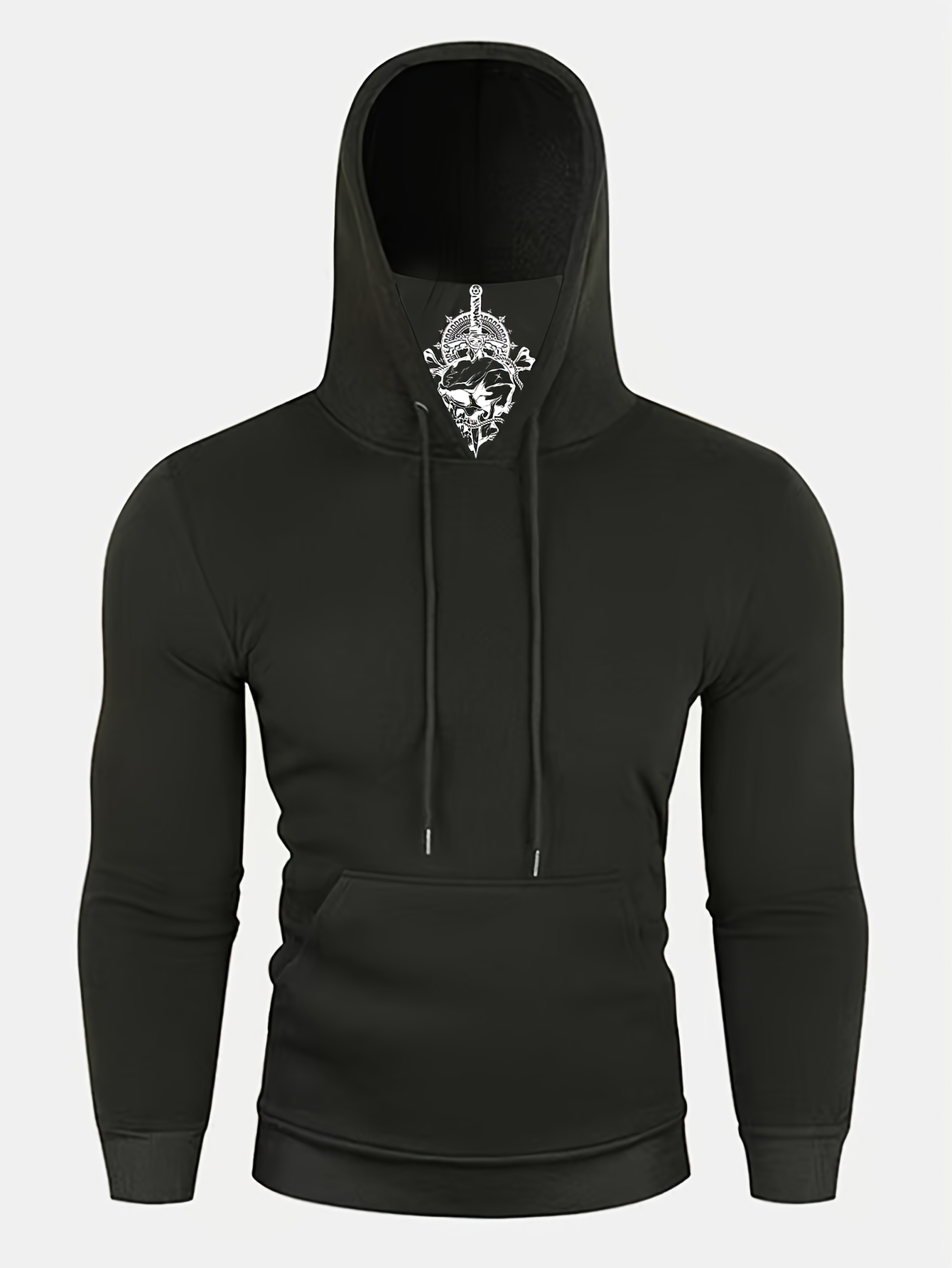 Hoodie With Face Mask - Temu Canada
